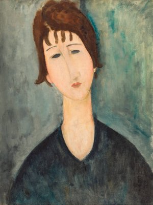 Main Product Photo of A Woman Painting by Amedeo Modigliani