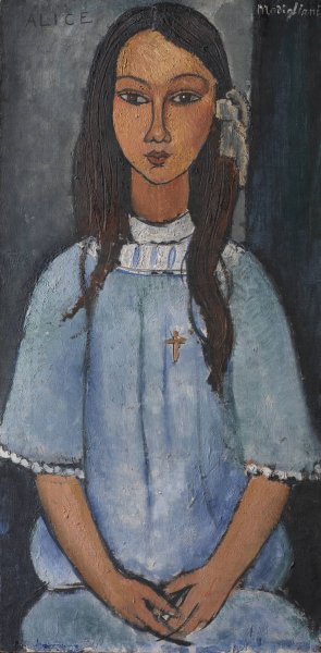 Main Product Photo of Alice Painting by Amedeo Modigliani