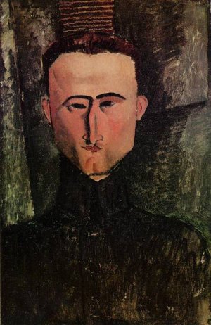 Main Product Photo of Andre Rouveyre Painting by Amedeo Modigliani
