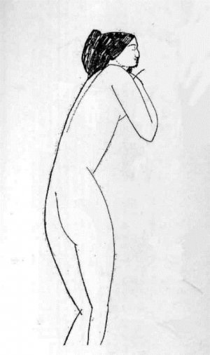 Main Product Photo of Anna Akhmatova Painting by Amedeo Modigliani