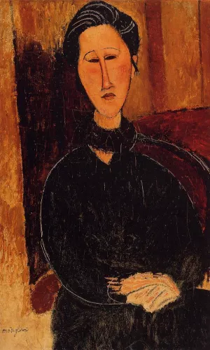 Anna Hanka Zabrowska by Amedeo Modigliani - Hand-Painted Oil Painting Reproduction