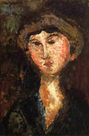 Beatrice Hastings by Amedeo Modigliani - Hand-Painted Oil Painting Reproduction