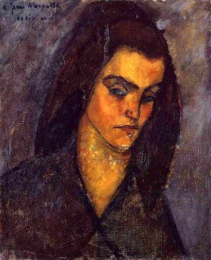 Main Product Photo of Beggar Woman Painting by Amedeo Modigliani