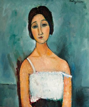 Main Product Photo of Christina Painting by Amedeo Modigliani