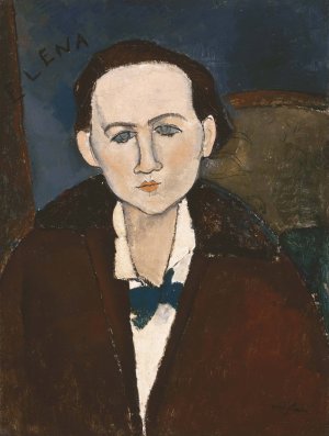Main Product Photo of Elena Povolozky Painting by Amedeo Modigliani