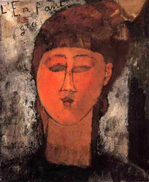 Fat Child by Amedeo Modigliani - Hand-Painted Oil Painting Reproduction