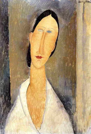 Hanka Zborowska by Amedeo Modigliani - Hand-Painted Oil Painting Reproduction