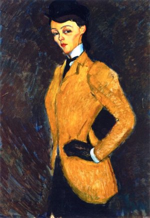 Main Product Photo of Horsewoman Painting by Amedeo Modigliani