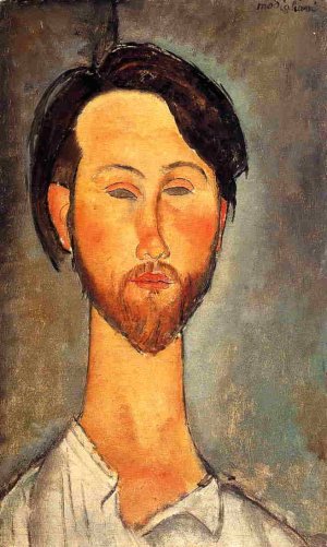 Main Product Photo of Leopold Zborowski 3 Painting by Amedeo Modigliani