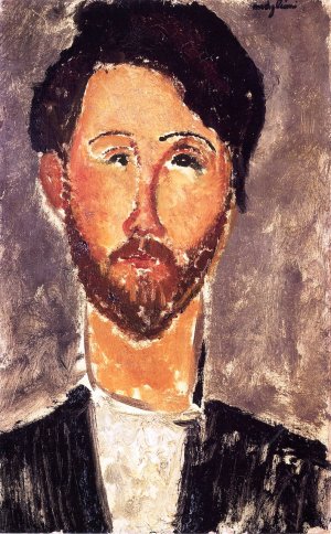 Main Product Photo of Leopold Zborowski 4 Painting by Amedeo Modigliani