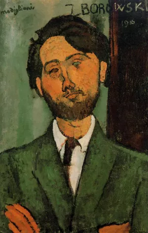 Leopold Zborowski by Amedeo Modigliani - Hand-Painted Oil Painting Reproduction