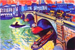 Main Product Photo of London Bridge Painting by Amedeo Modigliani