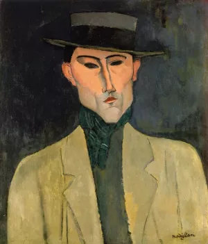 Amedeo Modigliani, Man witih Hat Art