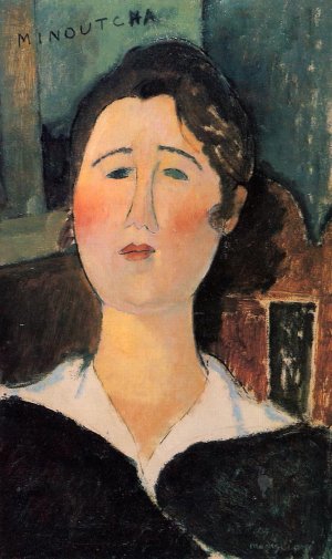 Main Product Photo of Minoutcha Painting by Amedeo Modigliani