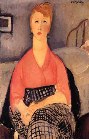 Amedeo Modigliani, Pink Blouse Art