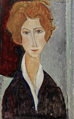 Main Product Photo of Portrait De Femme Painting by Amedeo Modigliani