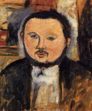 Main Product Photo of Portrait of Diego Rivera Painting by Amedeo Modigliani