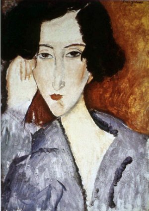 Amedeo Modigliani, Portrait of Madame Rachele Osterlind Art