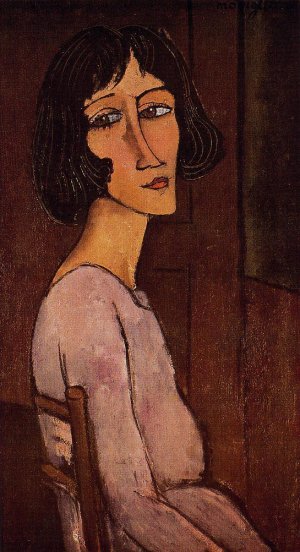 Main Product Photo of Portrait of Marguerite Painting by Amedeo Modigliani