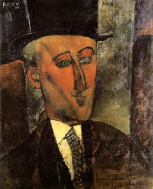 Amedeo Modigliani, Portrait of Max Jacob Art