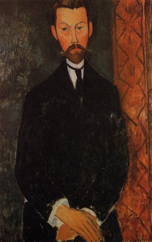 Main Product Photo of Portrait of Paul Alexander Painting by Amedeo Modigliani