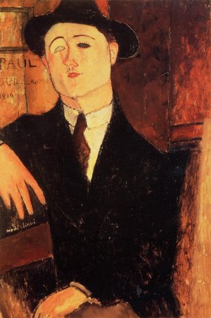 Amedeo Modigliani, Portrait of Paul Guillaume Art