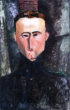 Main Product Photo of Portrait of the Painter Rouveyre Painting by Amedeo Modigliani