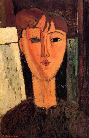 Main Product Photo of Raimondo Painting by Amedeo Modigliani
