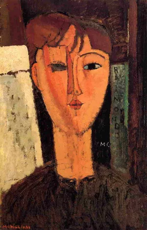 Raimondo by Amedeo Modigliani - Hand-Painted Oil Painting Reproduction