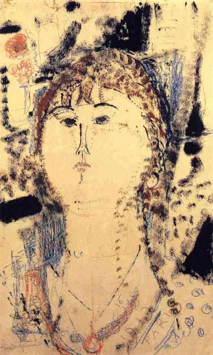 Rosa Porprina by Amedeo Modigliani - Hand-Painted Oil Painting Reproduction
