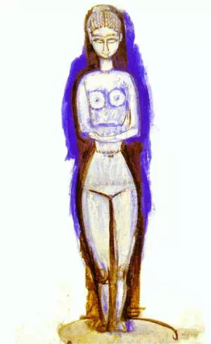 Amedeo Modigliani, Standing Nude Art