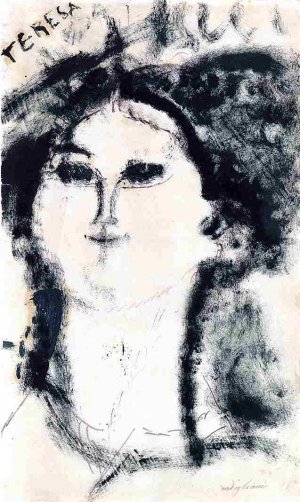 Main Product Photo of Teresa Painting by Amedeo Modigliani