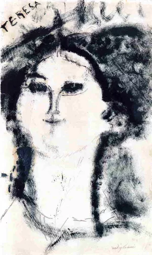 Teresa by Amedeo Modigliani - Hand-Painted Oil Painting Reproduction