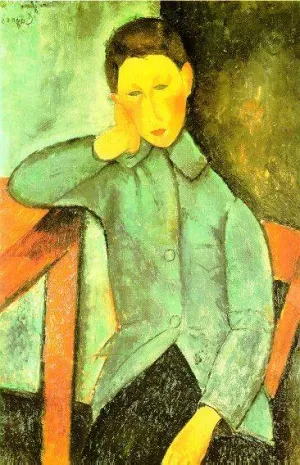 The Boy by Amedeo Modigliani - Hand-Painted Oil Painting Reproduction