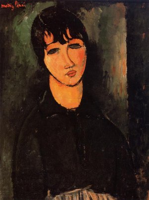 Main Product Photo of The Servant Painting by Amedeo Modigliani