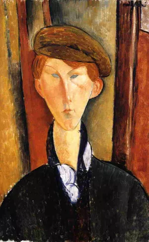, Young Man with Cap Art